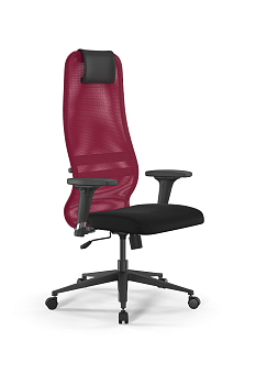 Кресло для руководителя Метта Sit 8 B1-8D - X1+UMF(X1) /Uh00/Wh00/D02P(M09.B11.G19.W02)
