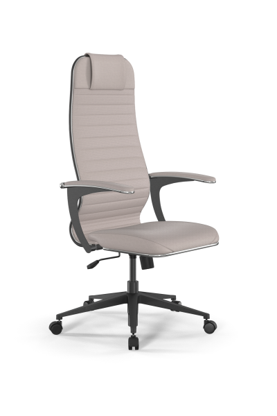 Кресло для руководителя Метта Sit 10 B1-117U - Extra /Um02/Wm12/U0mL-b(M09.B11.G19.W02) (Светло-бежевый)