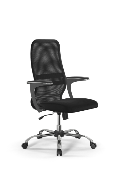 Кресло для руководителя Метта Sit 8 B2-8U - X1+UMF(X1) /Uh00/Wh00/U1mL-b(M09.B21.G20.W01) (Черный)