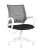 Кресло офисное TopChairs ST-BASIC-W серый крестовина пластик белый (Компьютерное кресло ST-BASIC-W серый)