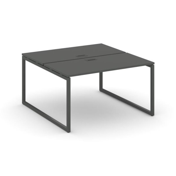 Рабочая станция 2-х сторонняя SN-4O.DRS-021 (980х1632х750) (Антрацит/Металл Антрацит)