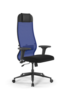 Кресло для руководителя Метта Sit 10 B1-111D - X2+UMF(X1) /Ub00/Wh00/D02P(M09.B11.G19.W02)
