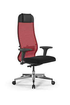 Кресло для руководителя Метта SynchroSit 10 B1-111D - X2+UMF(X1) /Ub00/Wh00/D02P(M23.B22.G18.W03)