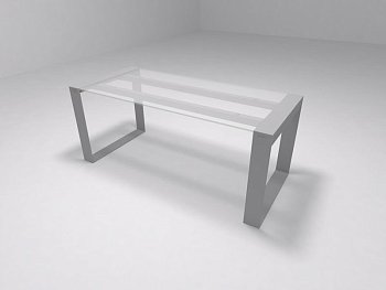 Стол руководителя, столешница стекло Brix BR.00.07 2000x750x1000