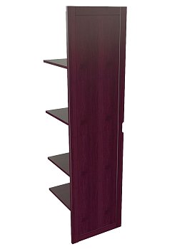 Наполнение одностворчатого шкафа с деревянной дверцей и вешалкой Sorbonne 22554 430x420x1880