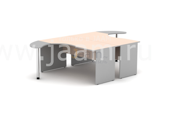 Мебель для персонала Комплект для двух сотрудников с приставками