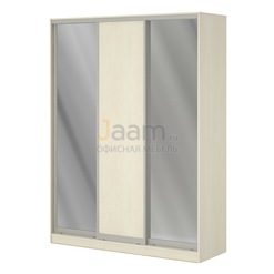 Мебель для персонала Офисный шкаф-купе с двумя зеркальными и одной ЛДСП дверями ПК-ШК-КМШ240Х180Д1/СЗ2