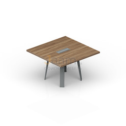 Кабинет руководителя Стол для переговоров с металлическим аутлетом для вывода электропроводки MYME1414