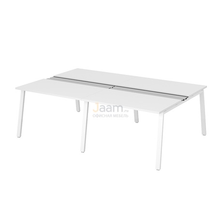 Мебель для персонала Рабочая станция на металлокаркасе ПК-ТНП-СР280Х160Н4/МКА/БЭ/КК