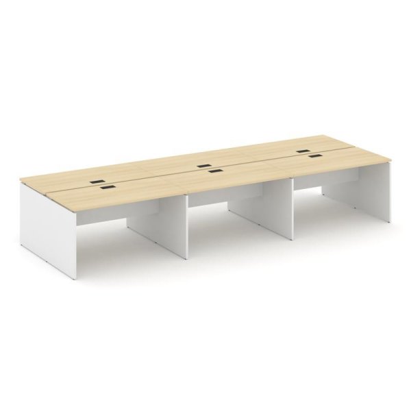 Рабочая станция 2-х сторонняя SN-D.DRS-084 (4740х1632х750) (Акация Лорка/Белый)
