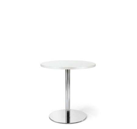 Стол 60/75 CAFE 60x75 W3 600х600х755 (Белый/Хром)