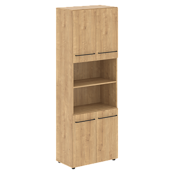 Шкаф с 2-мя комплектами глухих малых дверей LOFTIS LHC 80.4 800х430х2253