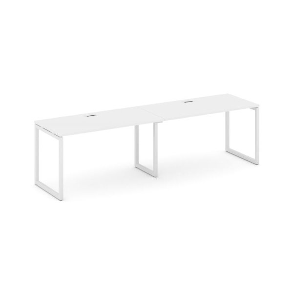 Рабочая станция 1 сторонняя SN-4O.ORS-004 (3160х600х750) (Белый/Металл Белый)