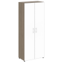Шкаф для документов со стеклом белым LT.ST-1.10 R white