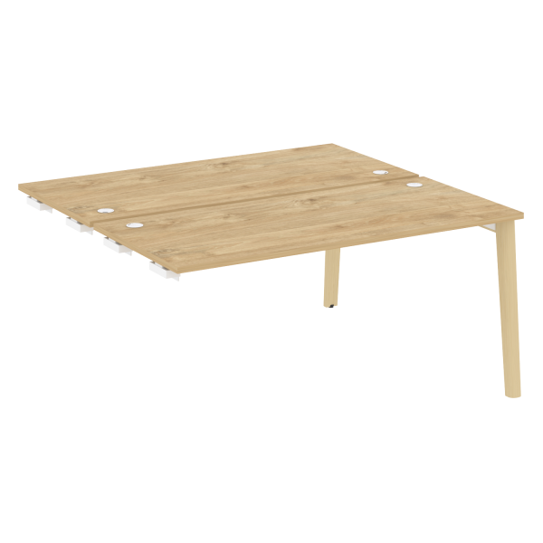 Стол-приставка двойной на деревянных опорах Onix Wood OW.D.SPR-4.7 1580x1475x750