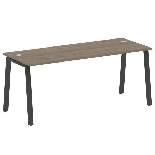 Стол письменный Metal System Style БА.СП-5 1800x720x750 (Вяз/Антрацит металл)