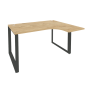 Стол эргономичный правый на О-образном м/к Onix O.MO-SA-3R 1380x1180x750