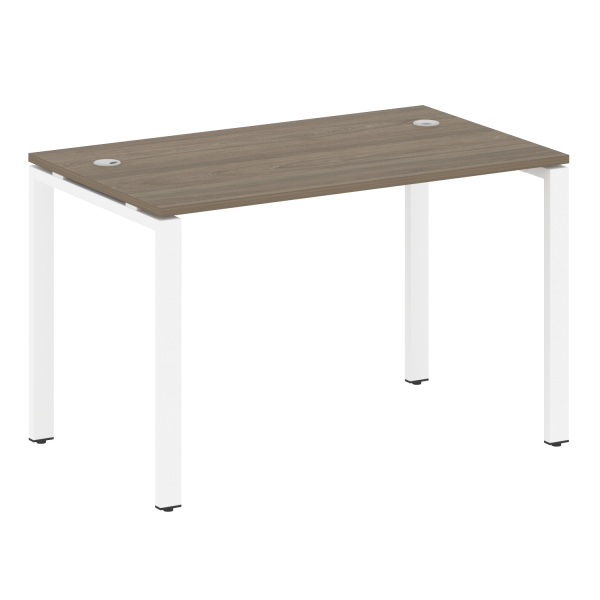 Стол письменный Metal System Style БП.СП-2 1200x720x750 (Вяз/Белый металл)